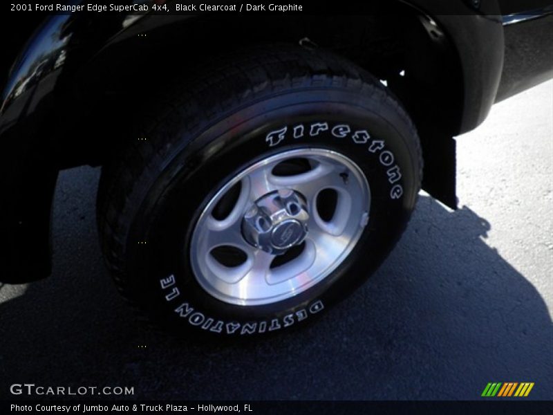 Black Clearcoat / Dark Graphite 2001 Ford Ranger Edge SuperCab 4x4