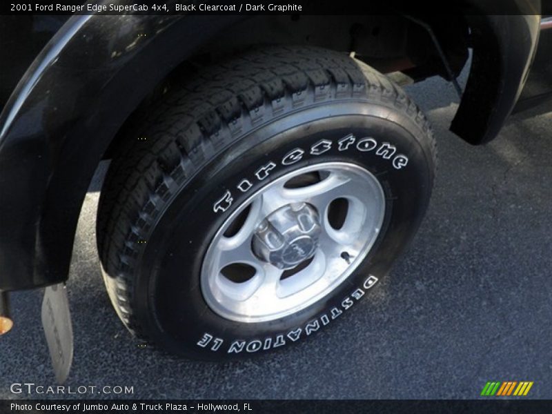 Black Clearcoat / Dark Graphite 2001 Ford Ranger Edge SuperCab 4x4
