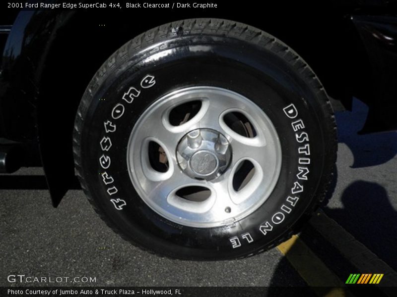 Black Clearcoat / Dark Graphite 2001 Ford Ranger Edge SuperCab 4x4