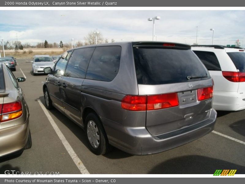 Canyon Stone Silver Metallic / Quartz 2000 Honda Odyssey LX