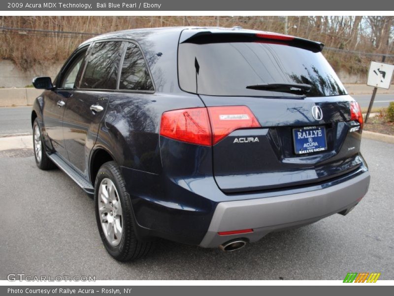 Bali Blue Pearl / Ebony 2009 Acura MDX Technology