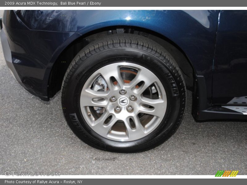 Bali Blue Pearl / Ebony 2009 Acura MDX Technology