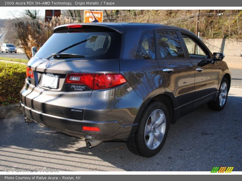 Grigio Metallic / Taupe 2009 Acura RDX SH-AWD Technology