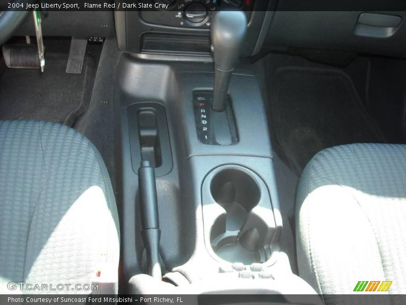 Flame Red / Dark Slate Gray 2004 Jeep Liberty Sport