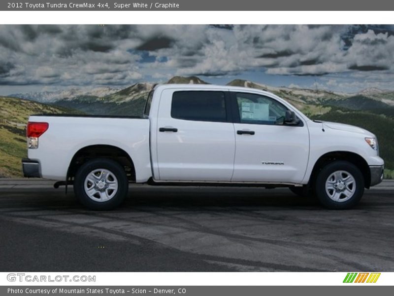 Super White / Graphite 2012 Toyota Tundra CrewMax 4x4