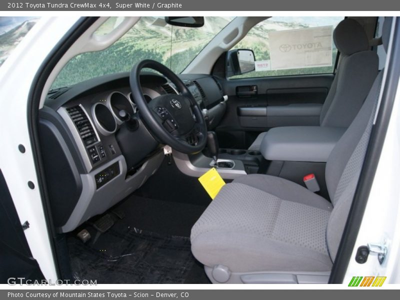 Super White / Graphite 2012 Toyota Tundra CrewMax 4x4