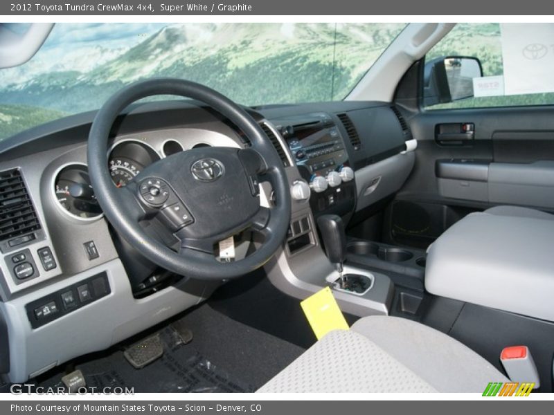 Super White / Graphite 2012 Toyota Tundra CrewMax 4x4