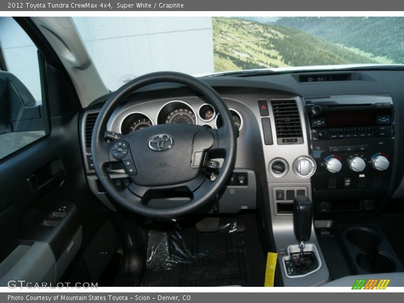 Super White / Graphite 2012 Toyota Tundra CrewMax 4x4