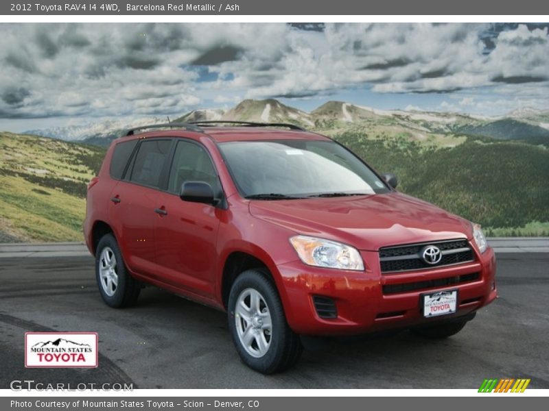 Barcelona Red Metallic / Ash 2012 Toyota RAV4 I4 4WD