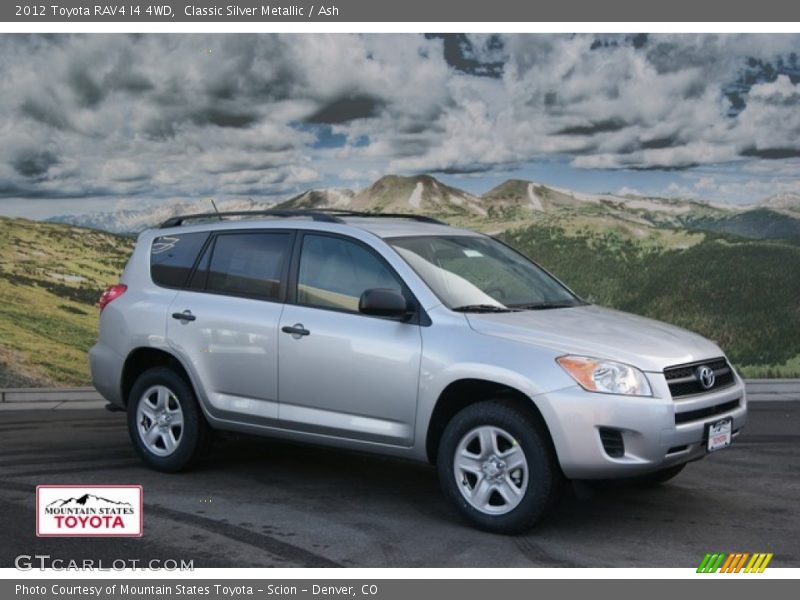 Classic Silver Metallic / Ash 2012 Toyota RAV4 I4 4WD