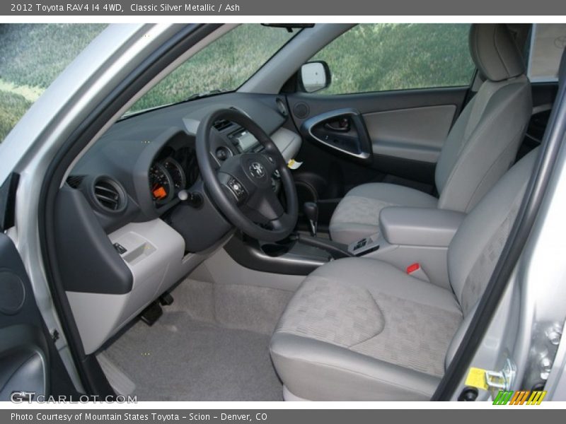  2012 RAV4 I4 4WD Ash Interior