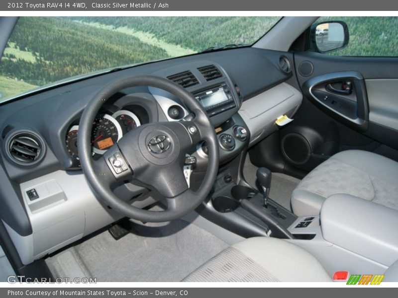  2012 RAV4 I4 4WD Ash Interior