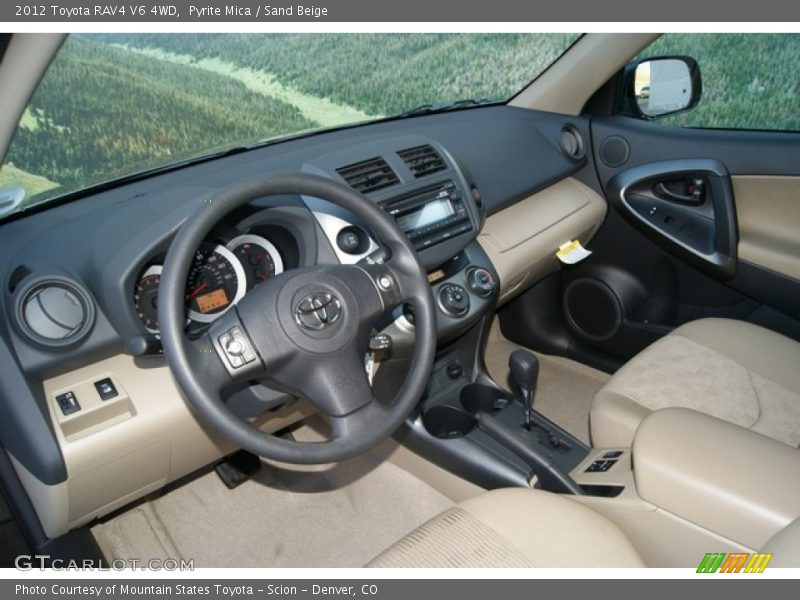  2012 RAV4 V6 4WD Sand Beige Interior
