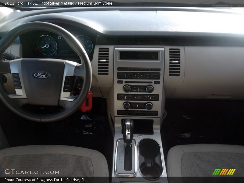 Ingot Silver Metallic / Medium Light Stone 2011 Ford Flex SE
