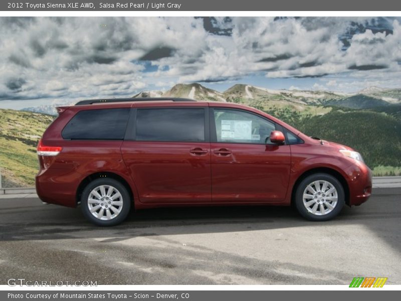  2012 Sienna XLE AWD Salsa Red Pearl