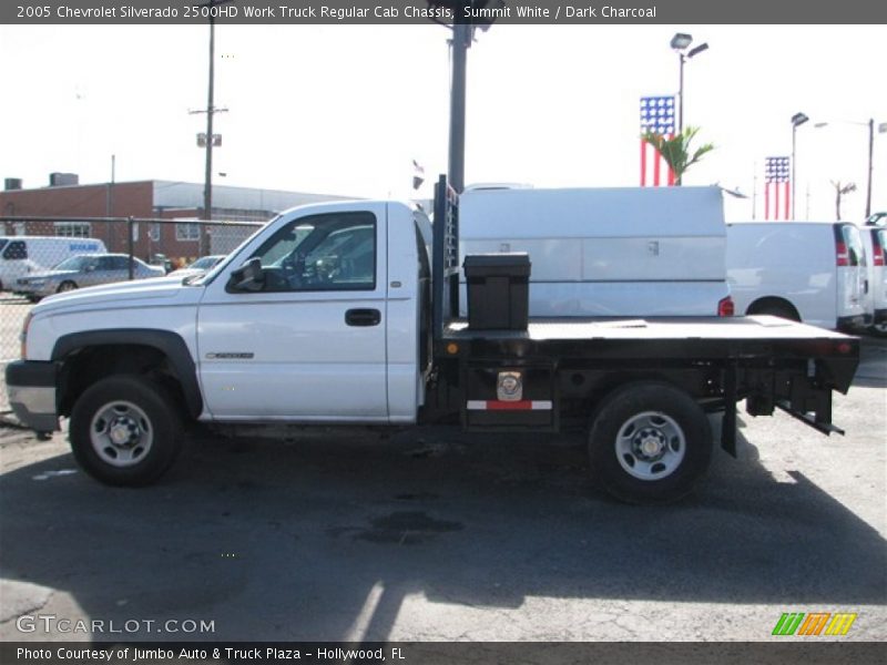 Summit White / Dark Charcoal 2005 Chevrolet Silverado 2500HD Work Truck Regular Cab Chassis