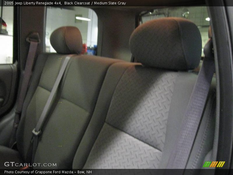 Black Clearcoat / Medium Slate Gray 2005 Jeep Liberty Renegade 4x4