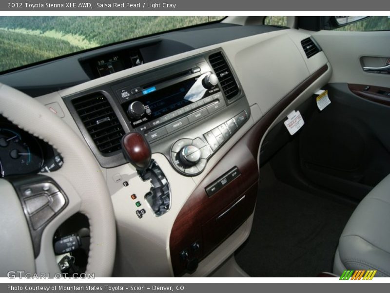 Dashboard of 2012 Sienna XLE AWD