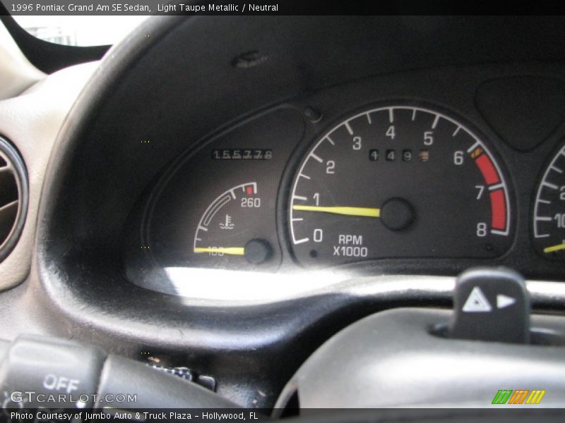 Light Taupe Metallic / Neutral 1996 Pontiac Grand Am SE Sedan