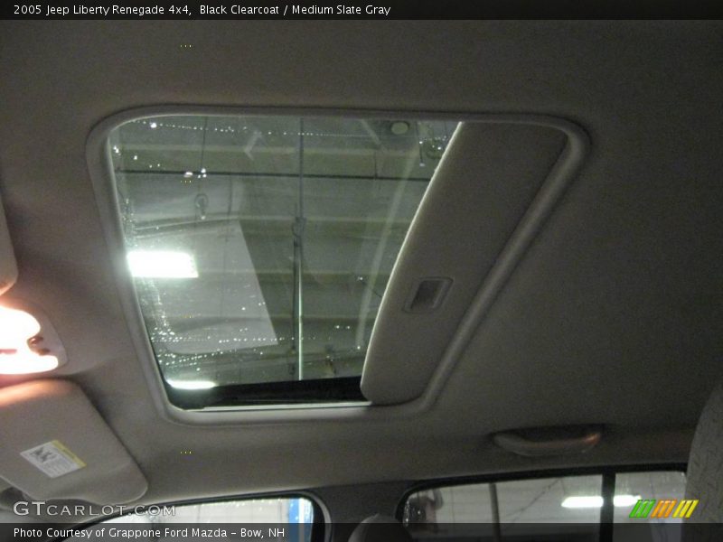 Black Clearcoat / Medium Slate Gray 2005 Jeep Liberty Renegade 4x4