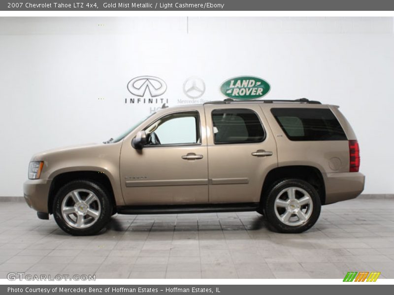 Gold Mist Metallic / Light Cashmere/Ebony 2007 Chevrolet Tahoe LTZ 4x4