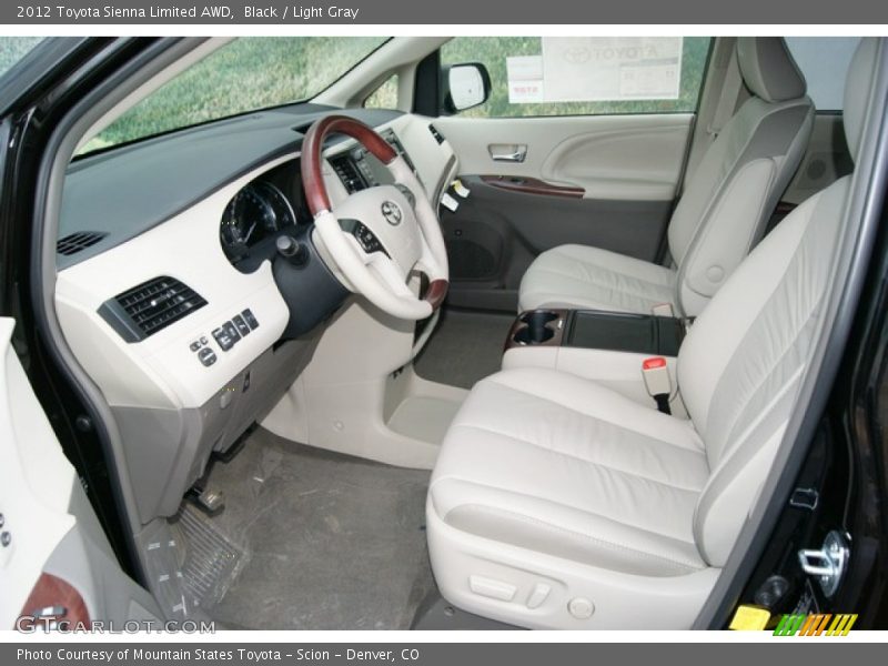  2012 Sienna Limited AWD Light Gray Interior