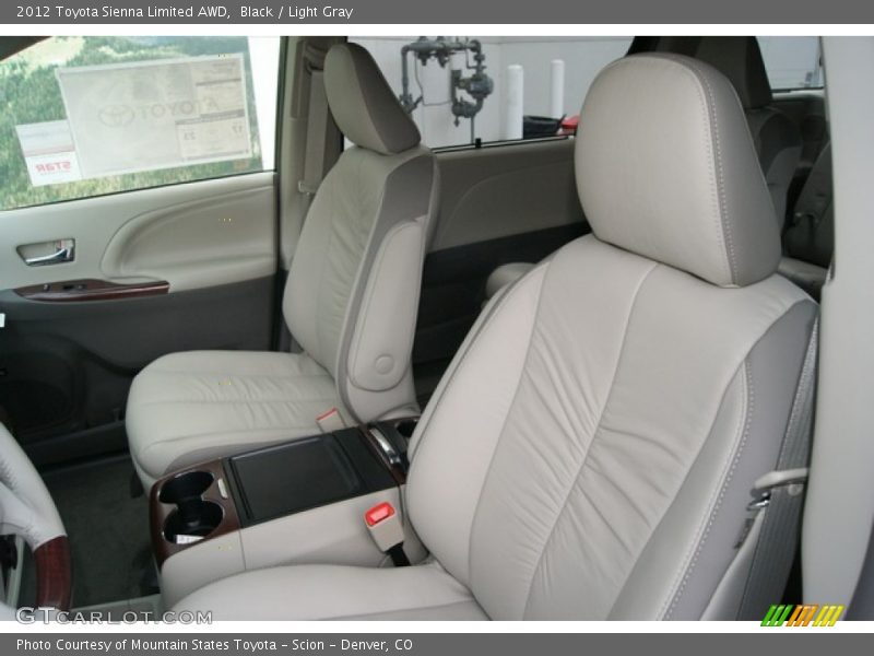  2012 Sienna Limited AWD Light Gray Interior