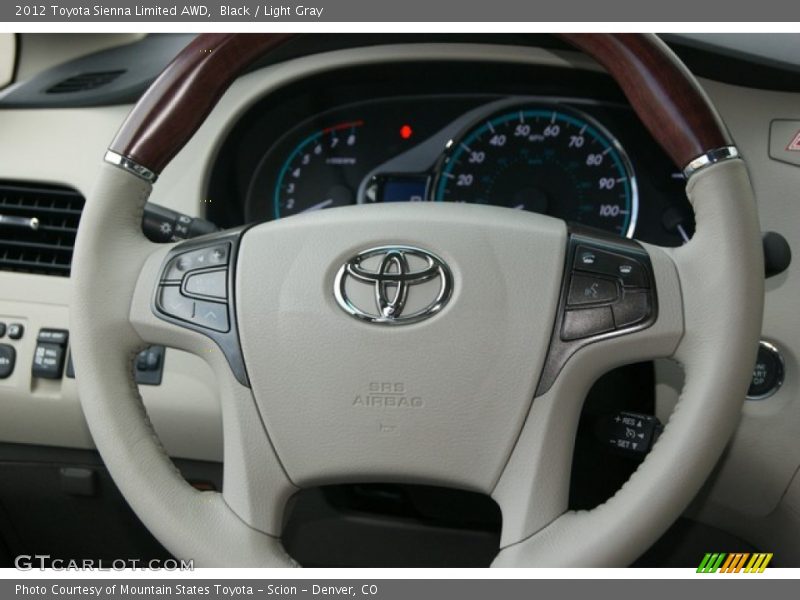  2012 Sienna Limited AWD Steering Wheel