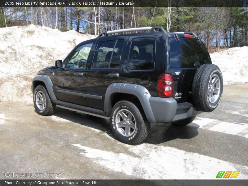 Black Clearcoat / Medium Slate Gray 2005 Jeep Liberty Renegade 4x4