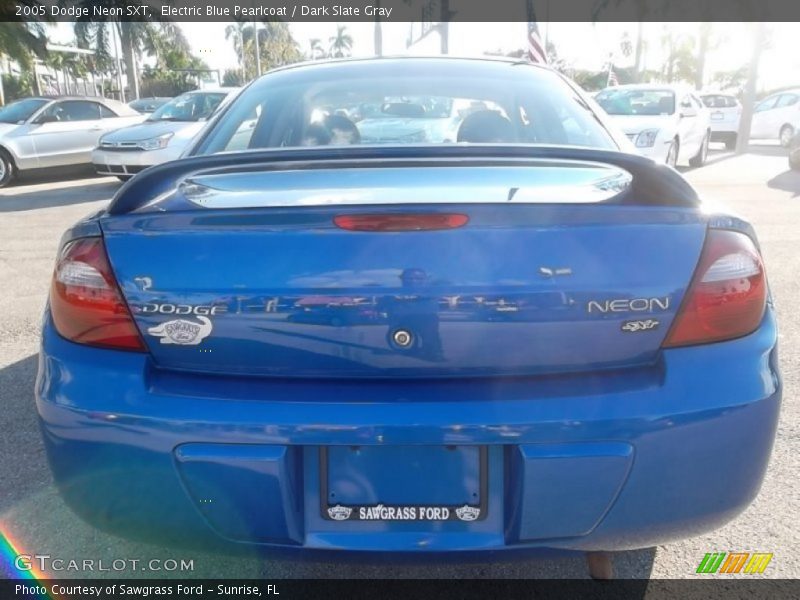 Electric Blue Pearlcoat / Dark Slate Gray 2005 Dodge Neon SXT