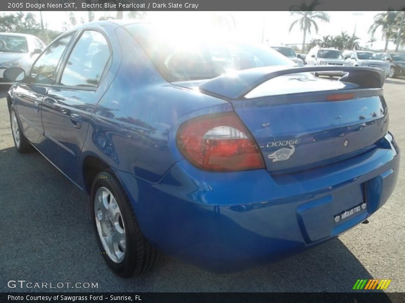 Electric Blue Pearlcoat / Dark Slate Gray 2005 Dodge Neon SXT