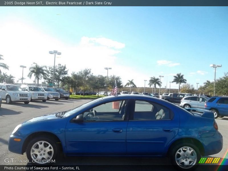 Electric Blue Pearlcoat / Dark Slate Gray 2005 Dodge Neon SXT