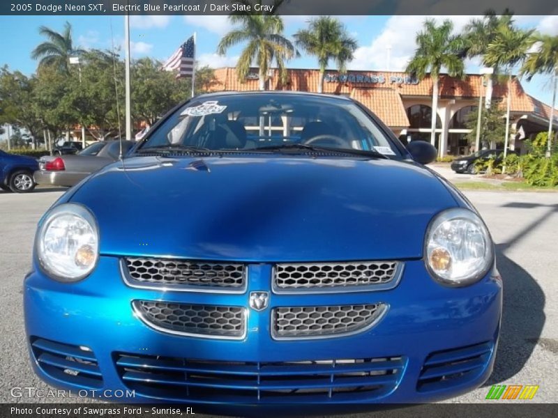 Electric Blue Pearlcoat / Dark Slate Gray 2005 Dodge Neon SXT