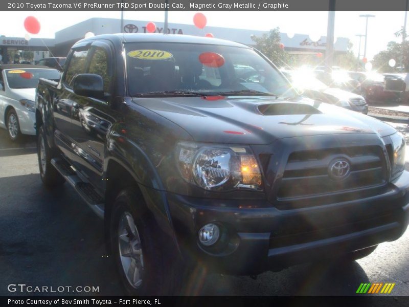 Magnetic Gray Metallic / Graphite 2010 Toyota Tacoma V6 PreRunner TRD Sport Double Cab