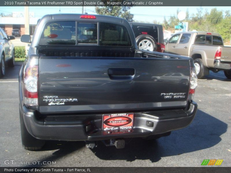 Magnetic Gray Metallic / Graphite 2010 Toyota Tacoma V6 PreRunner TRD Sport Double Cab