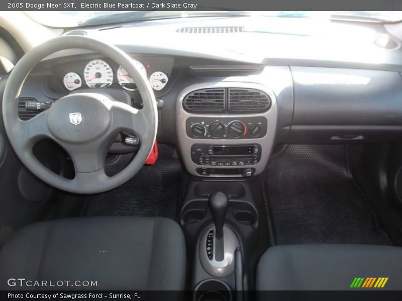 Electric Blue Pearlcoat / Dark Slate Gray 2005 Dodge Neon SXT