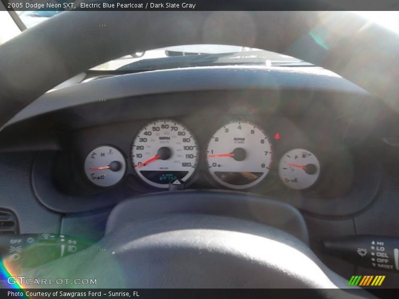 Electric Blue Pearlcoat / Dark Slate Gray 2005 Dodge Neon SXT