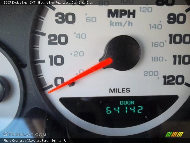 Electric Blue Pearlcoat / Dark Slate Gray 2005 Dodge Neon SXT