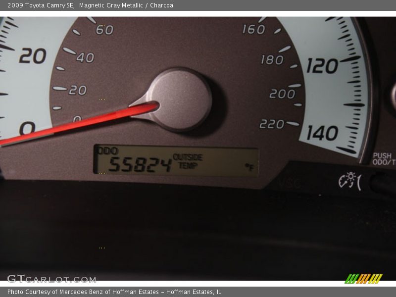 Magnetic Gray Metallic / Charcoal 2009 Toyota Camry SE
