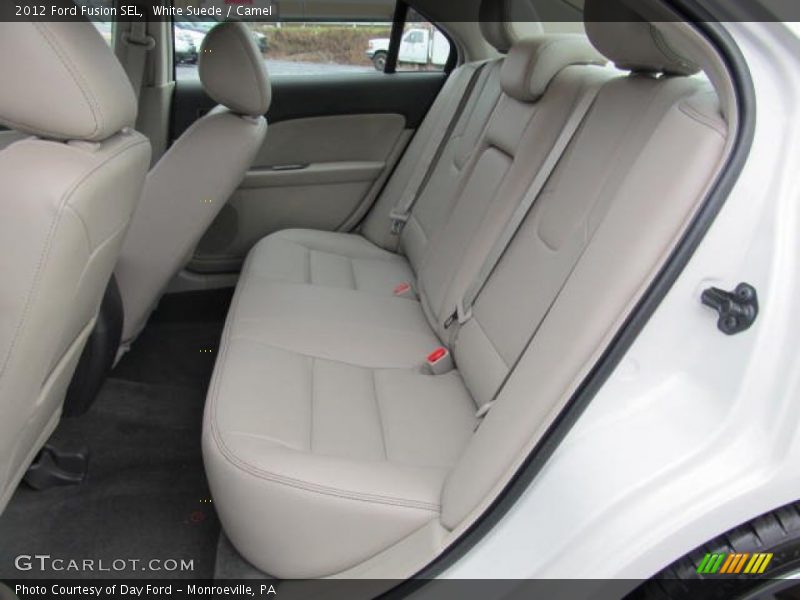 White Suede / Camel 2012 Ford Fusion SEL