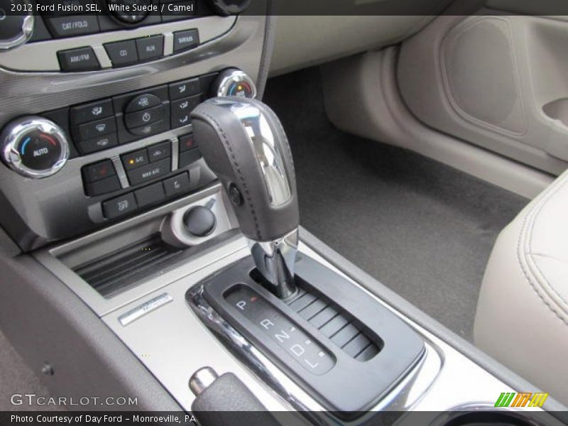 White Suede / Camel 2012 Ford Fusion SEL