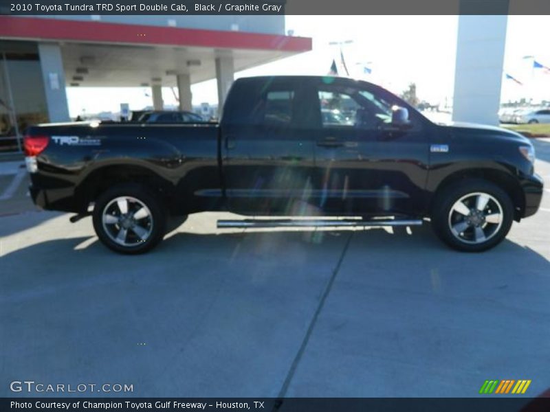 Black / Graphite Gray 2010 Toyota Tundra TRD Sport Double Cab