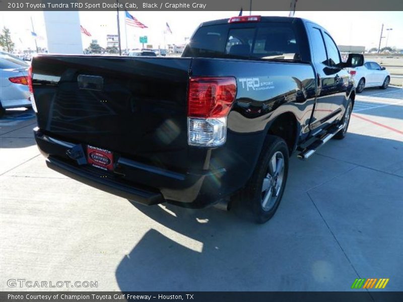 Black / Graphite Gray 2010 Toyota Tundra TRD Sport Double Cab