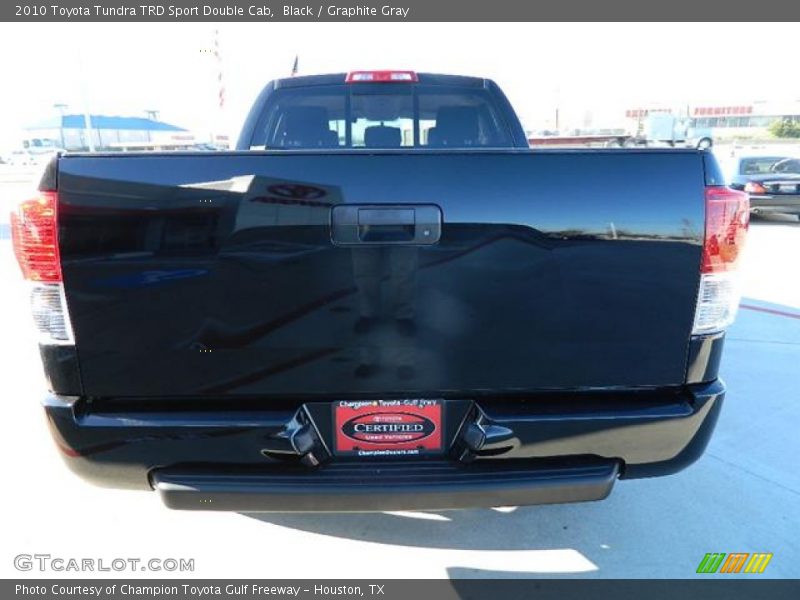 Black / Graphite Gray 2010 Toyota Tundra TRD Sport Double Cab