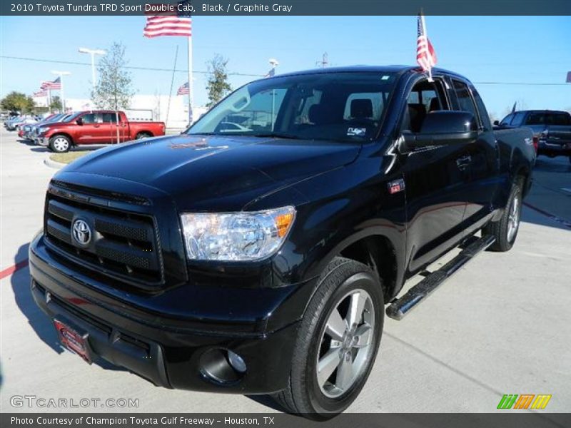 Black / Graphite Gray 2010 Toyota Tundra TRD Sport Double Cab