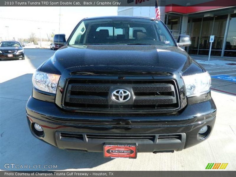 Black / Graphite Gray 2010 Toyota Tundra TRD Sport Double Cab