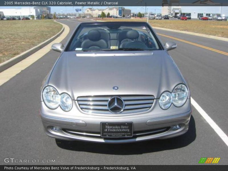 Pewter Metallic / Charcoal 2005 Mercedes-Benz CLK 320 Cabriolet