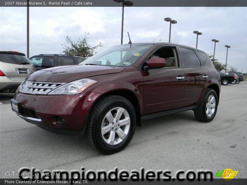 Merlot Pearl / Cafe Latte 2007 Nissan Murano S