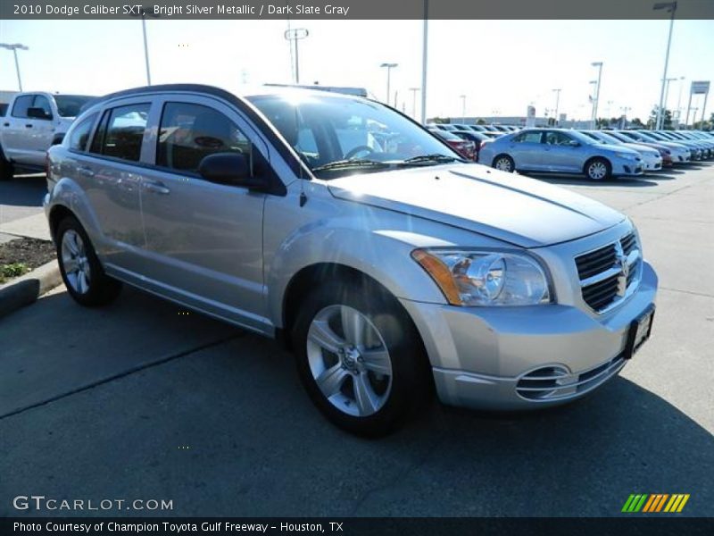 Bright Silver Metallic / Dark Slate Gray 2010 Dodge Caliber SXT
