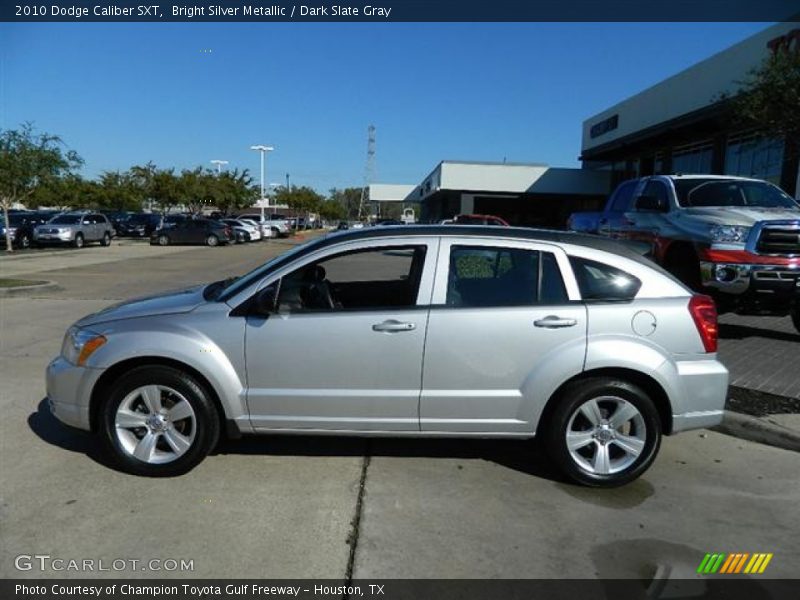 Bright Silver Metallic / Dark Slate Gray 2010 Dodge Caliber SXT